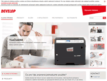 Tablet Screenshot of develop.sk