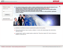 Tablet Screenshot of ecs.develop.cz